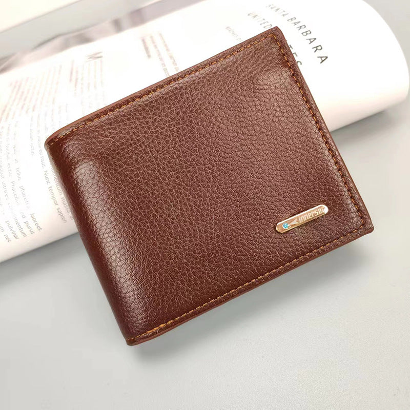 Men's Horizontal Short Simple Stylish Versatile Multiple Men's Wallets