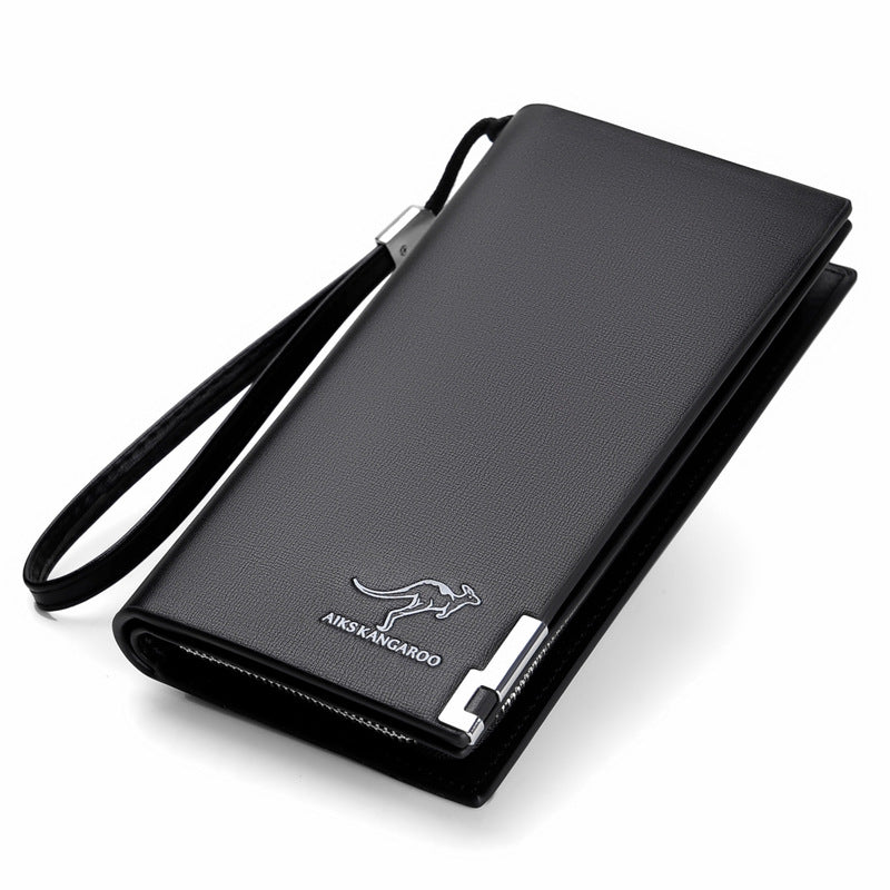 Slouchy Men's Clutch Magnetic Snap Version Men's Wallets