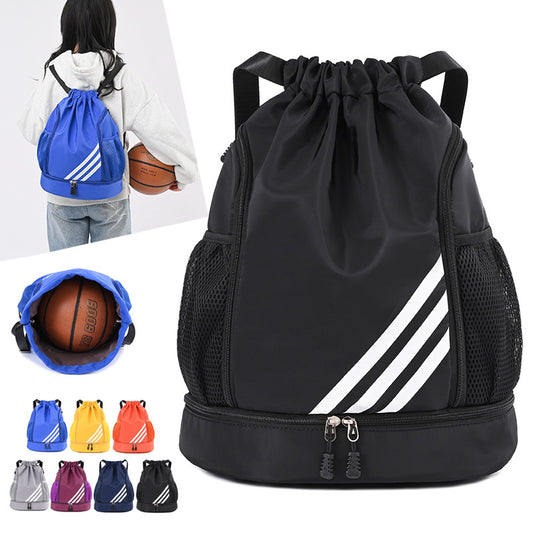 Large Capacity Couple Drawstring Basketball Printable Bags