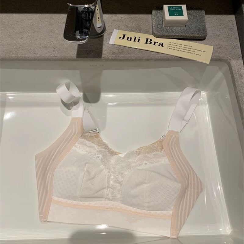 Women's Cup Lace Thin Big Chest Small Everyday Bras