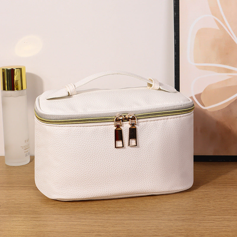 Portable Large Capacity Brush Storage Toiletry Makeup Bag