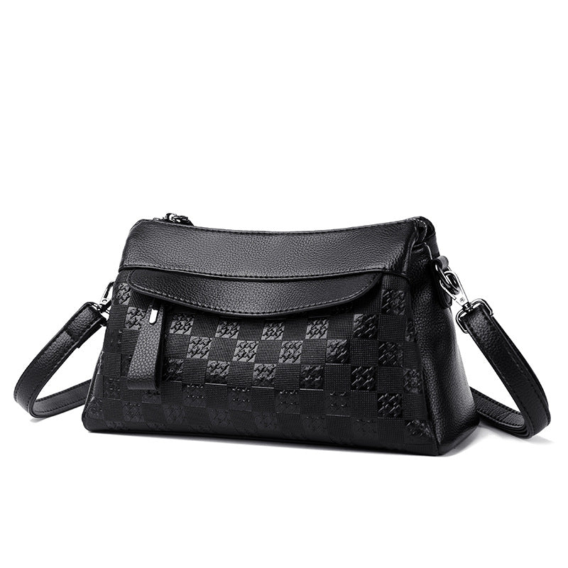Women's Texture Soft Leather Mother Simple Versatile Large Bags