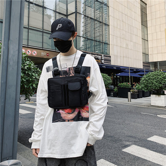 Women's & Men's Street Fashion And Vest Hip Hop Men's Chest Bags
