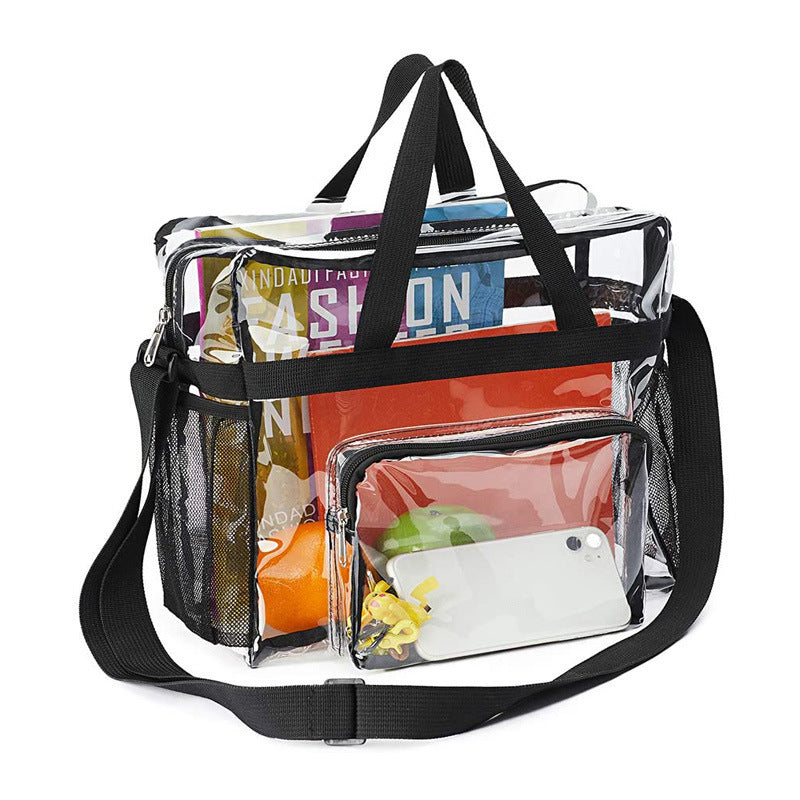 Classy Transparent Large Capacity Portable Wash Luggage