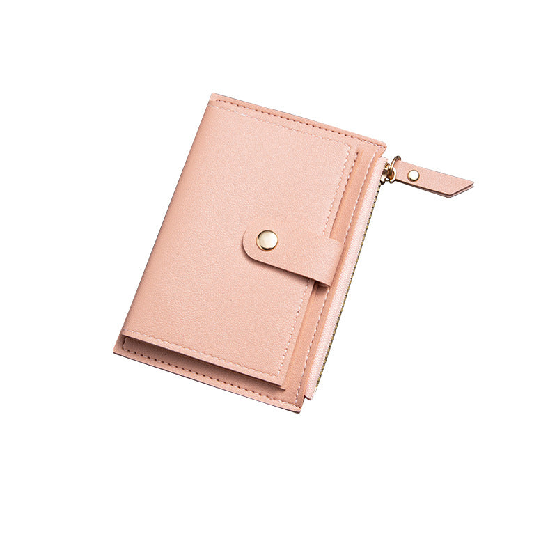 Women's Attractive Korean Zip Bus Bank Card Holder