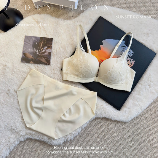 Sexy Small Chest Medium Thick Front Buckle Everyday Bras