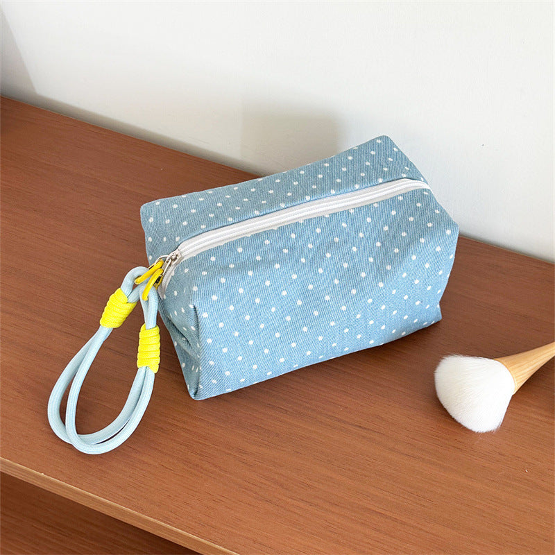 Personalized Polka Dot Sweet Portable Buggy Hand Wash Bags