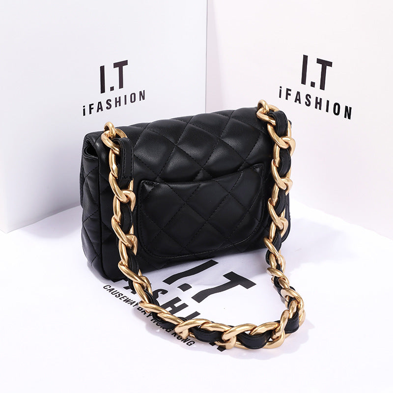 Women's Fashionable Classic Style Soft Leather Fat Women's Messenger Bag