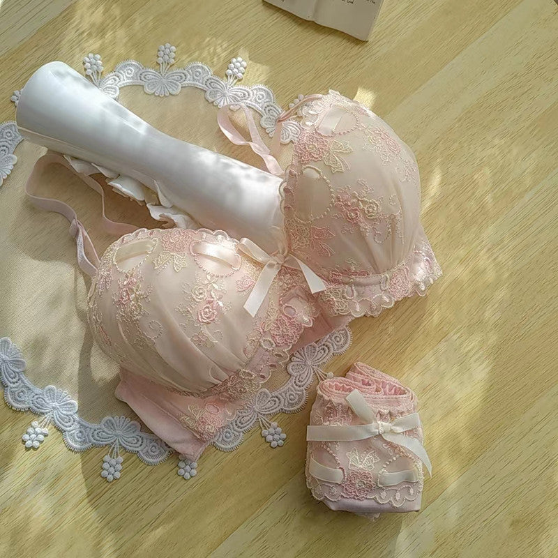 Supply Ribbon Embroidery Fairy Cute No Lingerie Sets