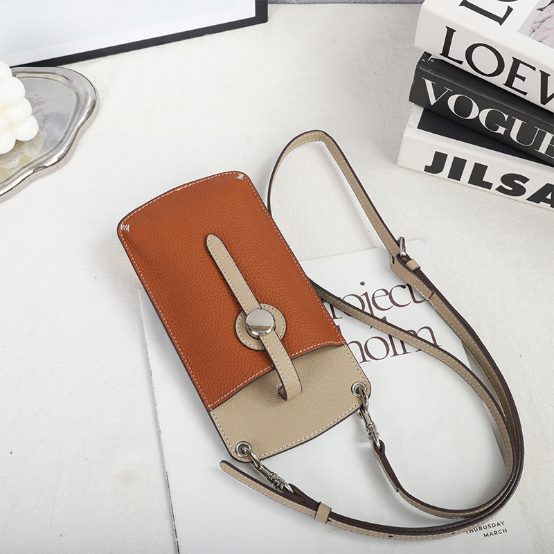 Genuine Leather Lightweight Summer Exquisite Mini Phone Bags