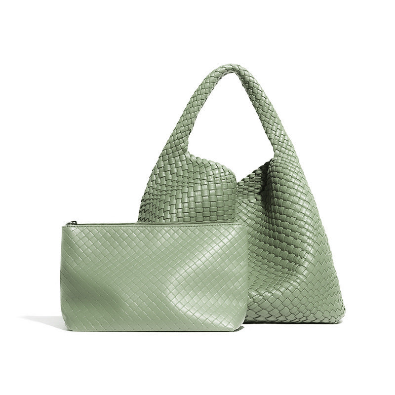 Women's Hand-woven Fashion Portable Korean Style Large Capacity Women's Shoulder Bag