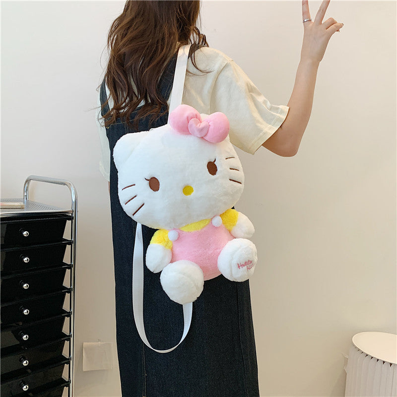 Casual Plush Cartoon Cute Clow Gift Backpacks