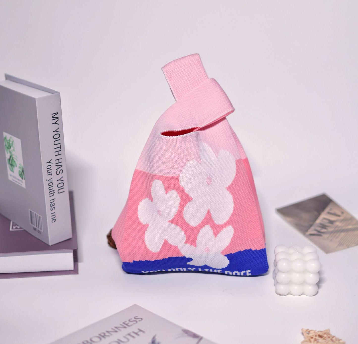 Unique Women's Knitted Woven Vest Simple Handbags