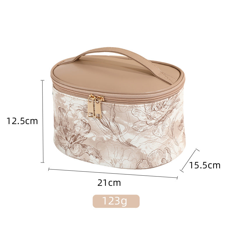 Large Capacity High Sense Portable Out Three-dimensional Cosmetics Simple Makeup Bag