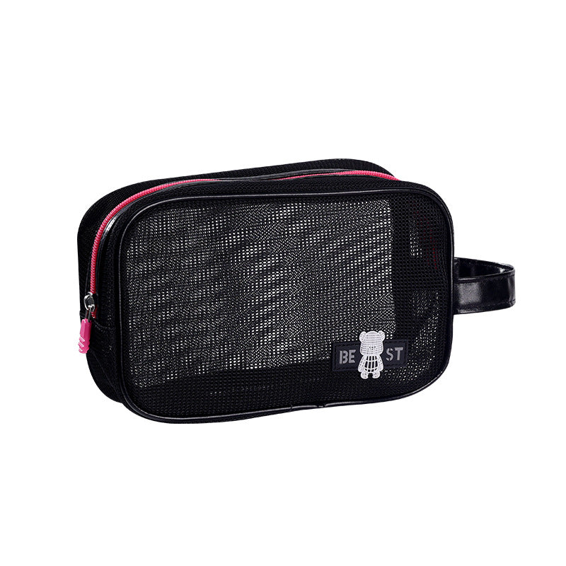 Holiday Portable Storage Business Trip Mesh Cosmetic Bags