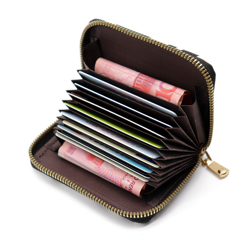 Animal Pattern Series Expanding Exquisite Short Large Card Holder