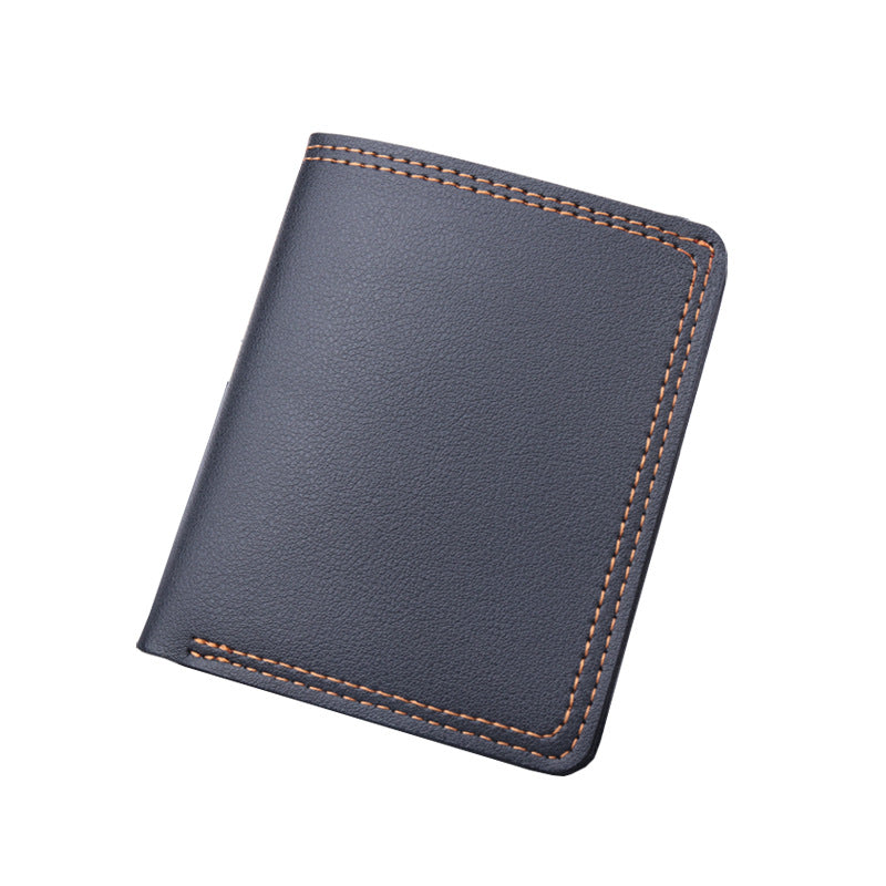 Men's Vertical Short Simple Can Hold Driving License Mini Men's Wallets