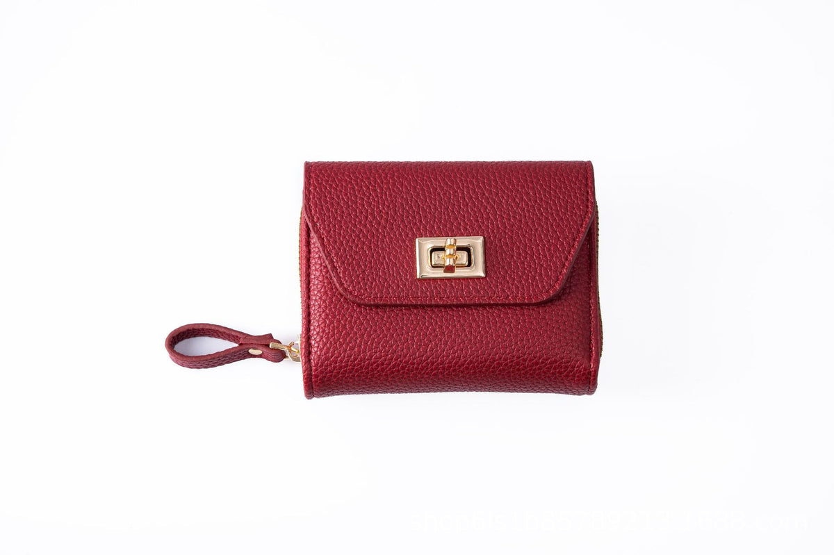 Women's Color For Versatile Premium Large Capacity Multiple Slots Good-looking Ladies Wallet