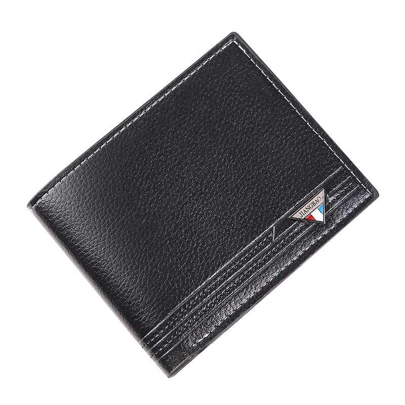 Men's Short Male Youth Business Fashion Large Men's Wallets