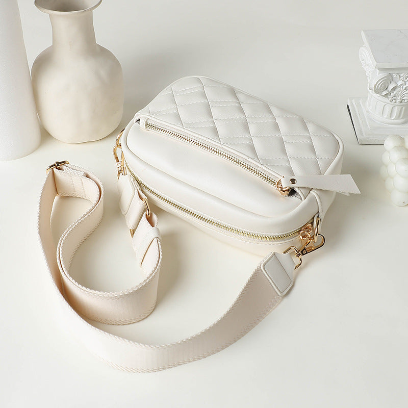 New Women's Trendy Large Capacity Diamond Crossbody Bags