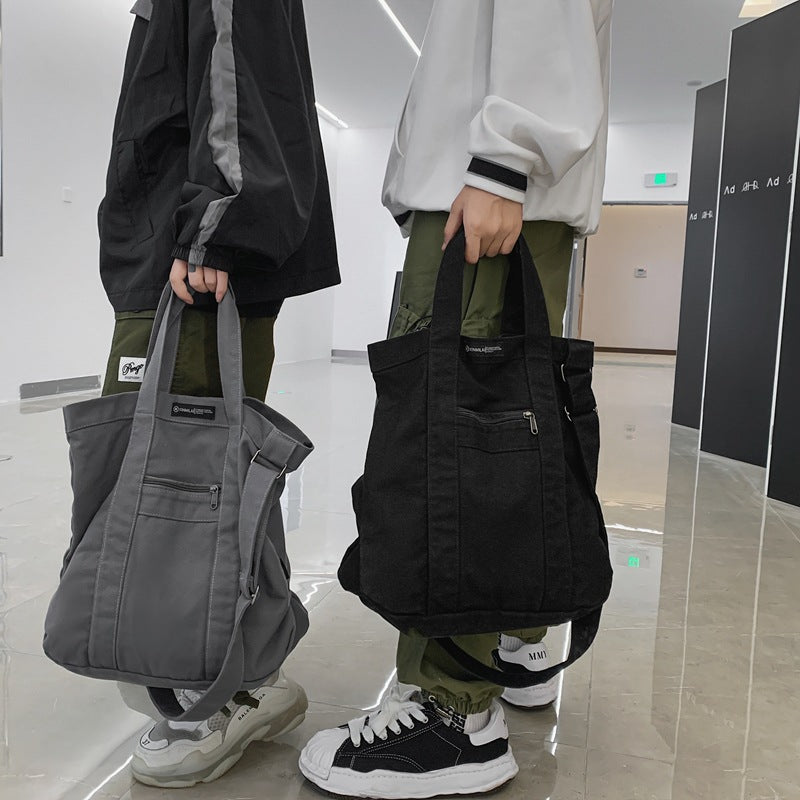 Women's & Men's Vintage Canvas Simple Class Korean Handbags