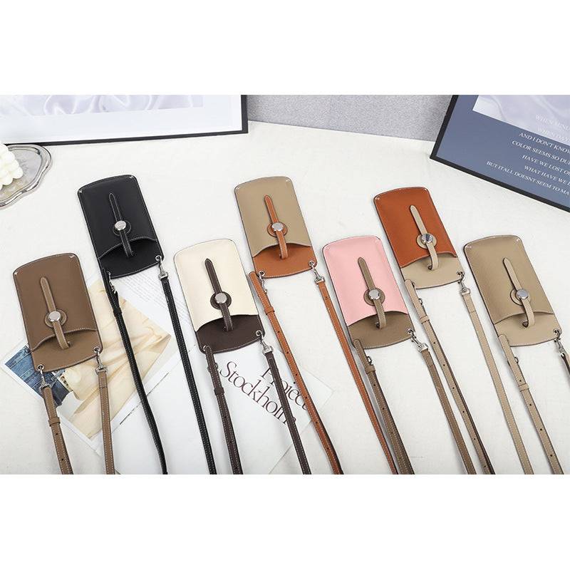 Genuine Leather Lightweight Summer Exquisite Mini Phone Bags