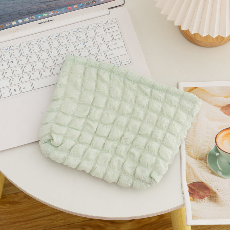 Cloud Portable Large Capacity Canvas Storage Cosmetic Bags