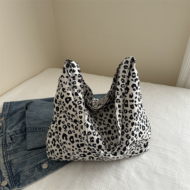 Women's Printed Trend Fashion Leopard Print Large Capacity Women's Shoulder Bag