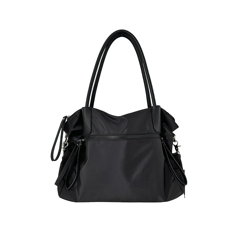 Fashionable Large Capacity Underarm Nylon Cloth Lightweight Commuter Women's Shoulder Bag