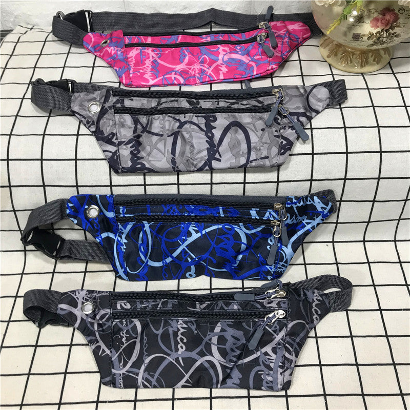 Camouflage Personal Portable Solid Color Mobile Men's Waist Packs