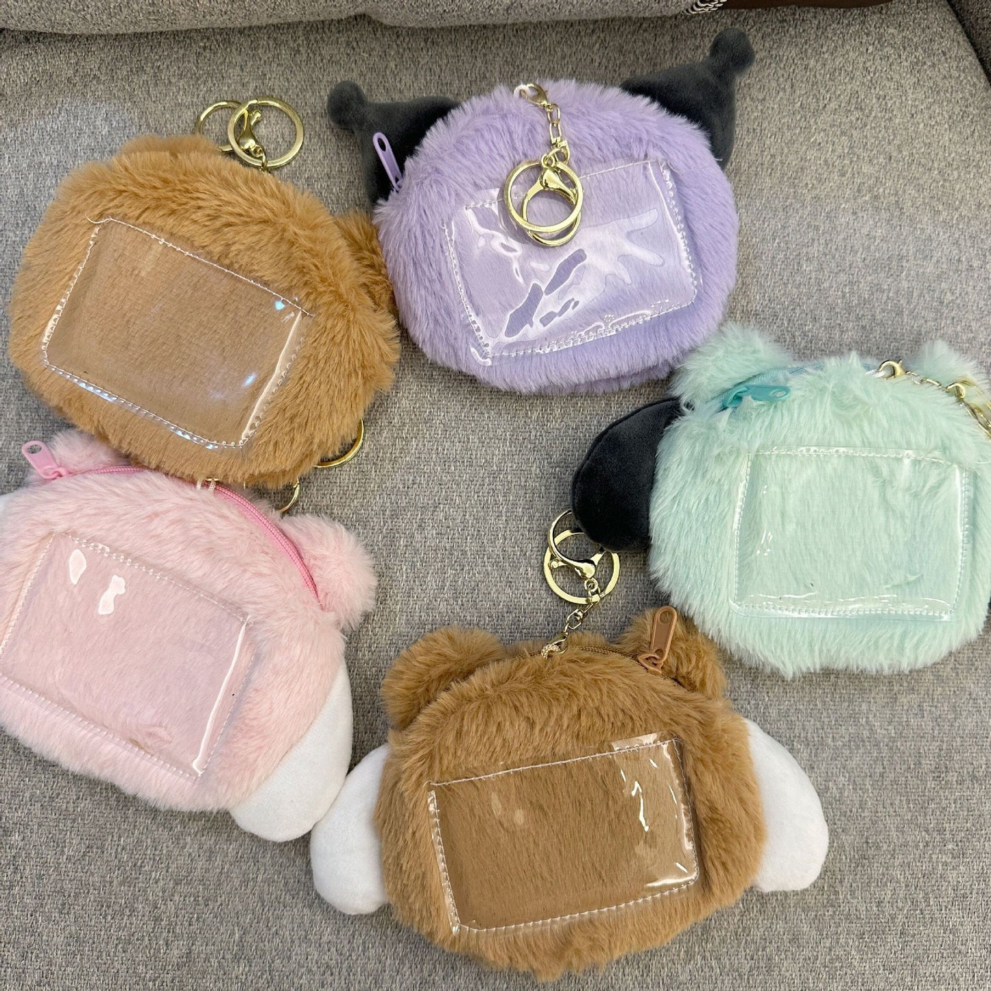 Heart Style Campus Meal Set Bus Card Holder