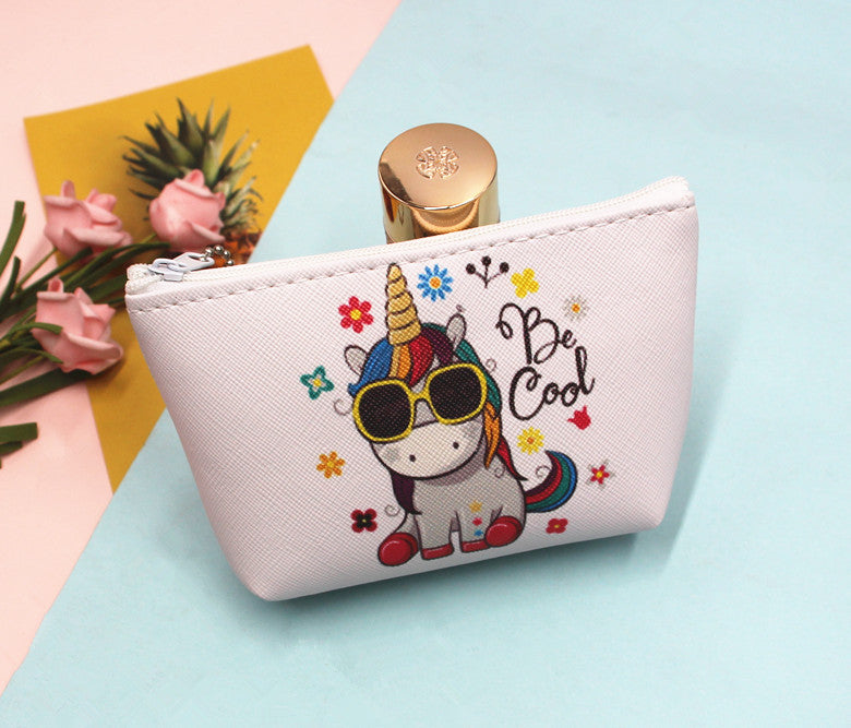 Women's & Children's & Cute Cartoon Unicorn Earphone Bags