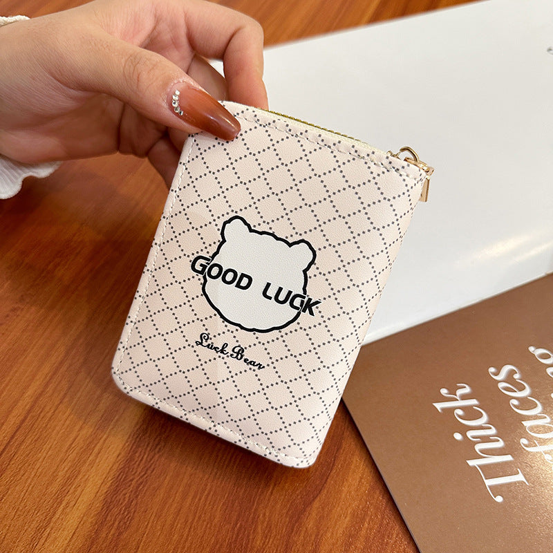 Glamorous Women's Storage Position Sets Clamp Card Holder