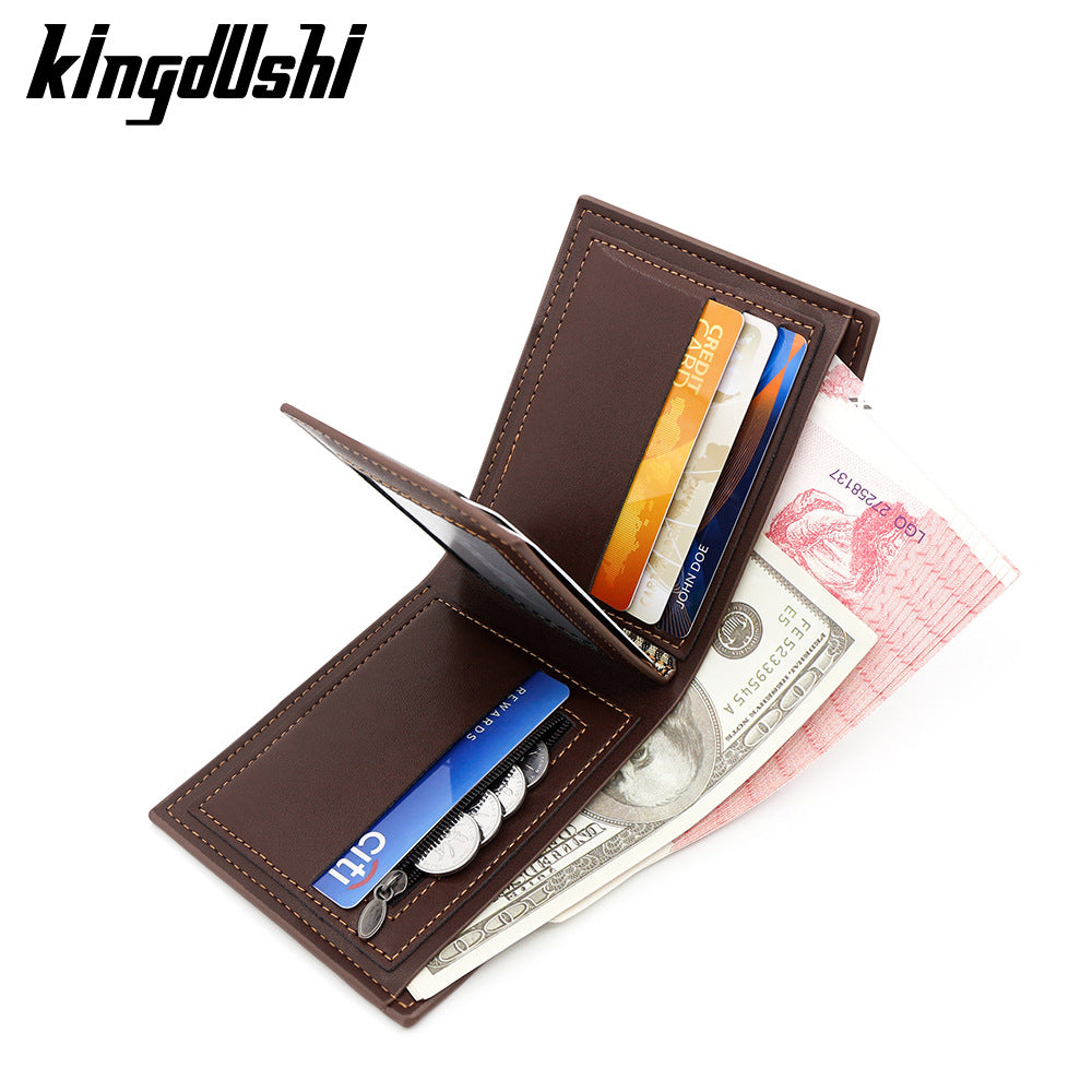 Men's Fashion Embossed Hinge Multiple Slots Pocket Bags