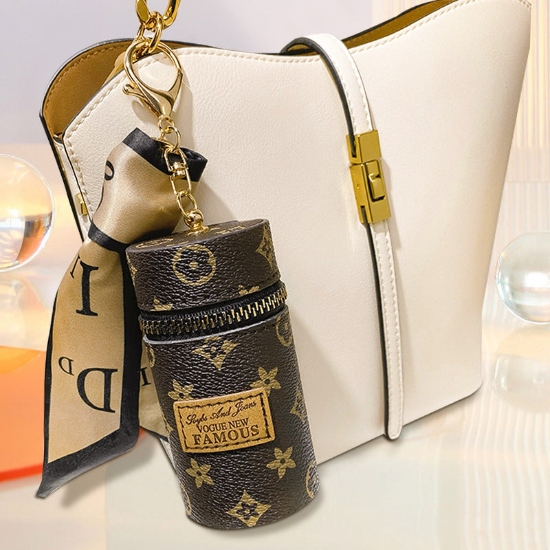 Innovative Women's Vintage Printed Mini Earphone Coin Purses