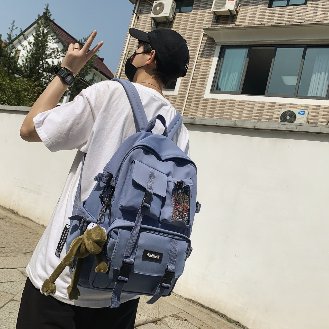 Women's & Men's & Korean Large Capacity Junior High Backpacks