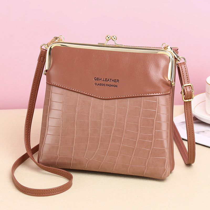 Women's Crocodile Pattern Mobile Retro Long Design Ladies Wallet