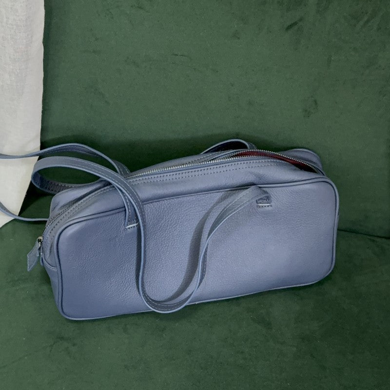 Women's Leather Fashionable Retro Underarm Large Capacity French Handbags