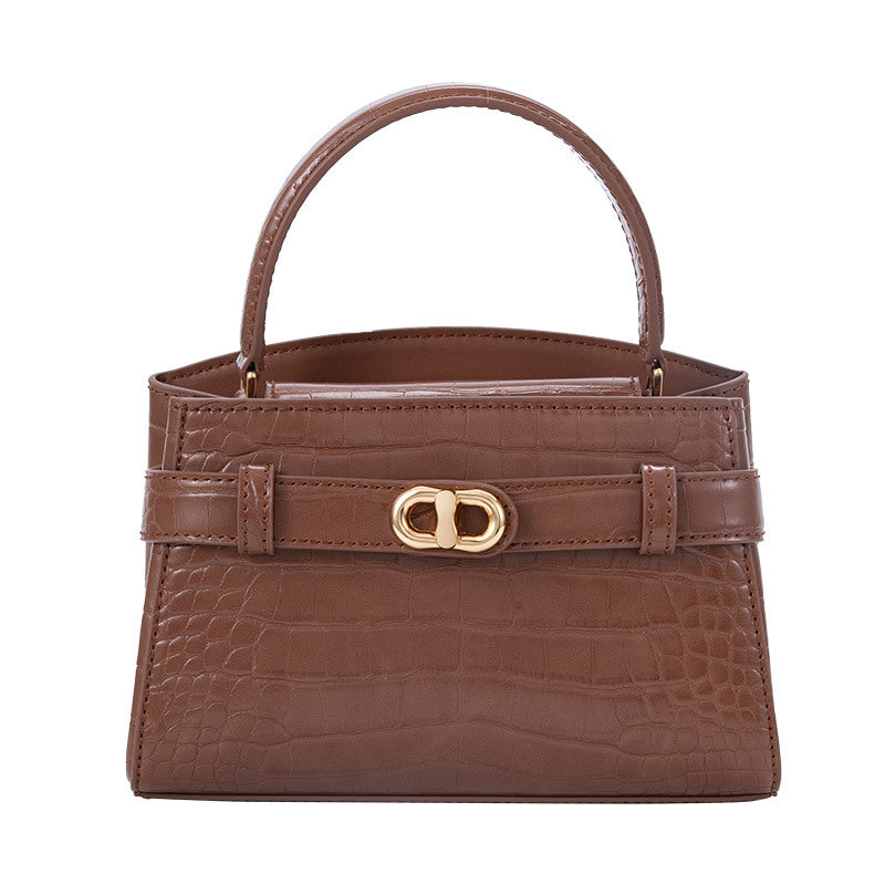 Women's Portable Kelly High-grade Crocodile Pattern Commuter Women's Messenger Bag