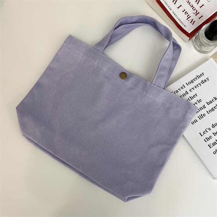 New Women's Canvas Portable Lunch Box Handbags