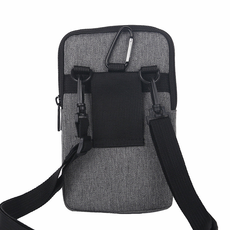 Men's Beautiful Cool Mobile Canvas Multifunctional Men's Waist Packs
