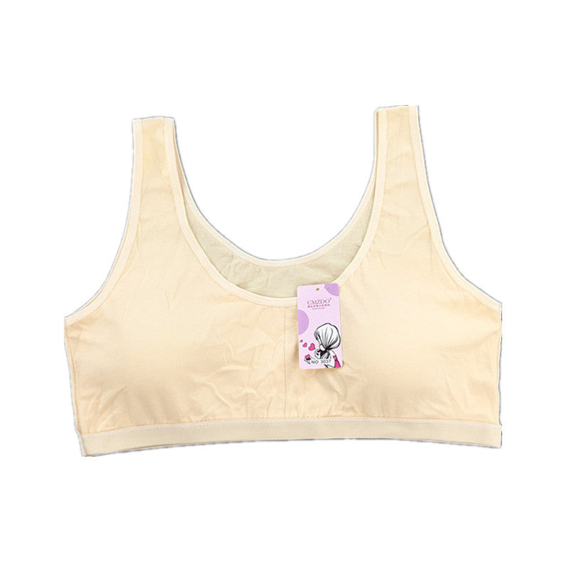 Development Period Pure Color Cotton Exercise Small Vest Wireless Tanks Camis