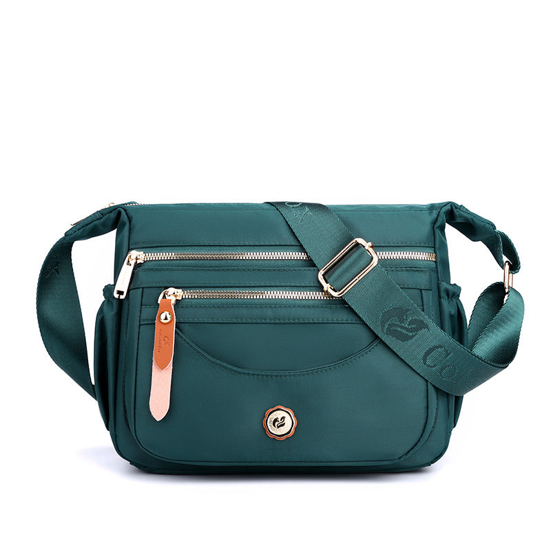 Women's Nylon Waterproof Mom Style Korean Solid Women's Shoulder Bag
