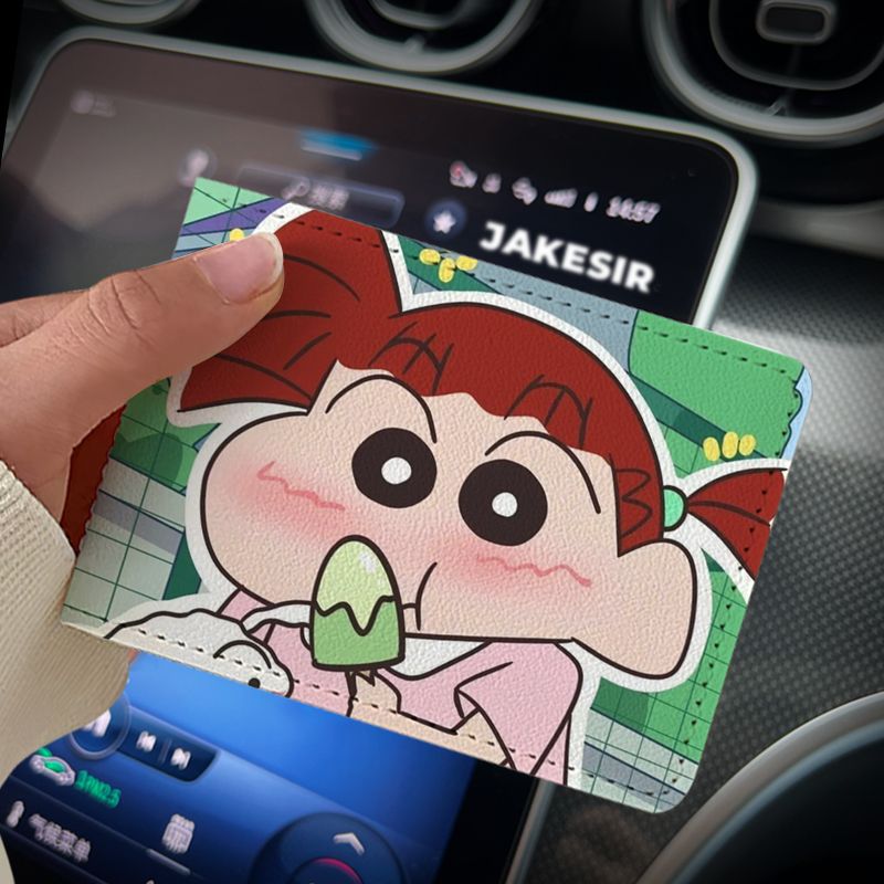 Crayon Driving License Protective Cover Motor Vehicle Card Holder