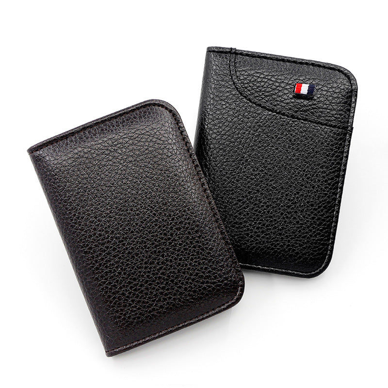 Men's Thin Portable Multiple Slots Large Capacity Card Holder