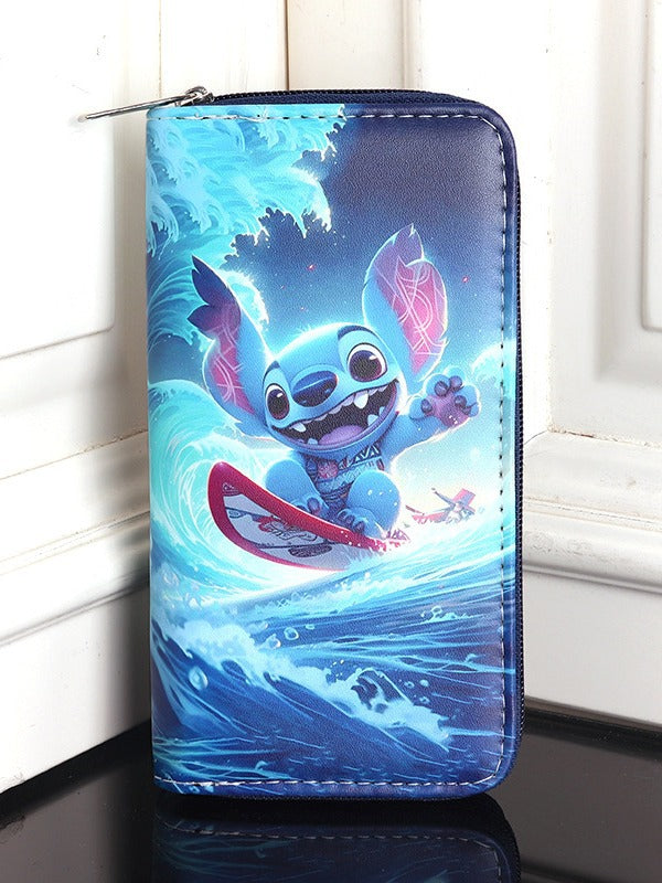 Men's Novelty Trend Multiple Slots Large Capacity Cartoon Men's Wallets