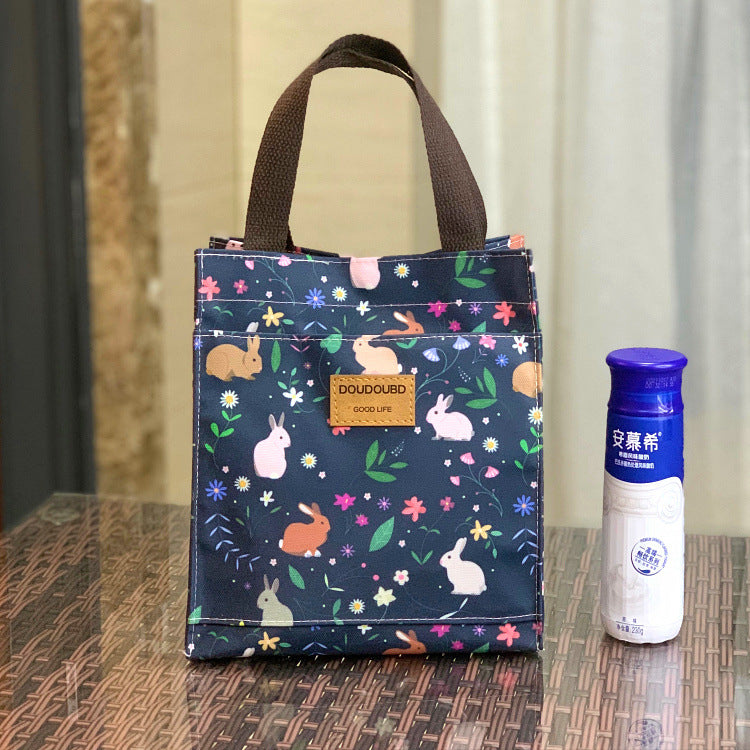 Running Volume Korean Style Waterproof Lunch Box Portable Handbags