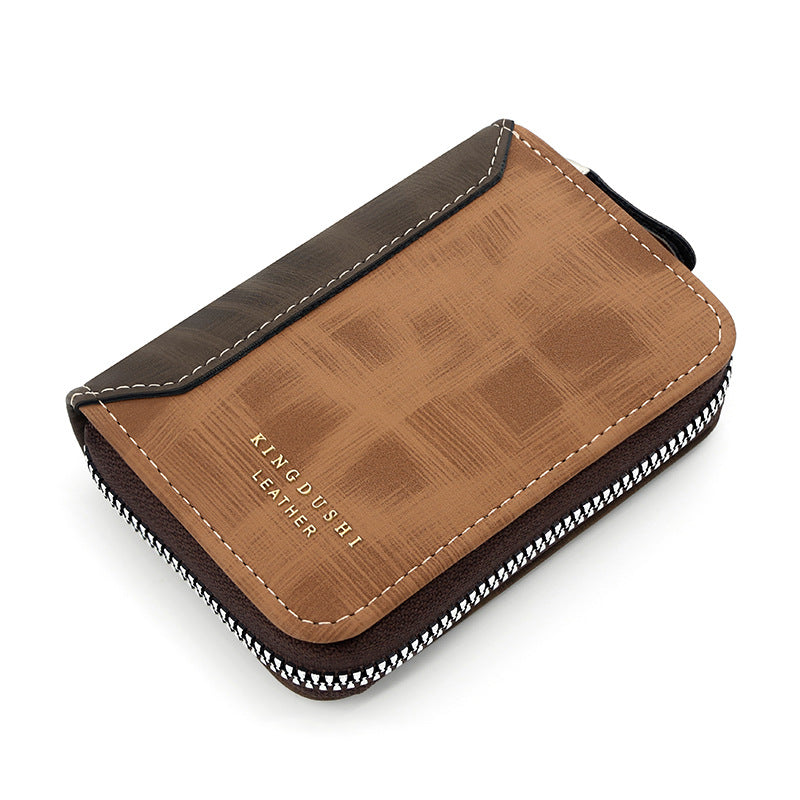 Men's Hot Expanding Multiple Slots Leather Large Capacity Card Holder