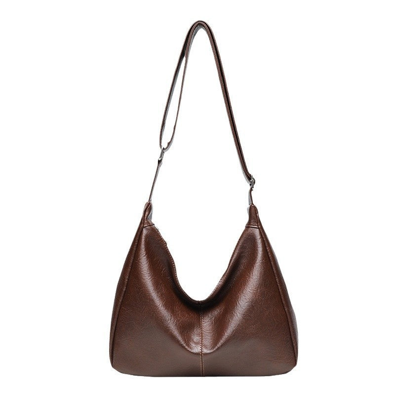 Retro Large Capacity Totes Fashionable Commuter Women's Shoulder Bag