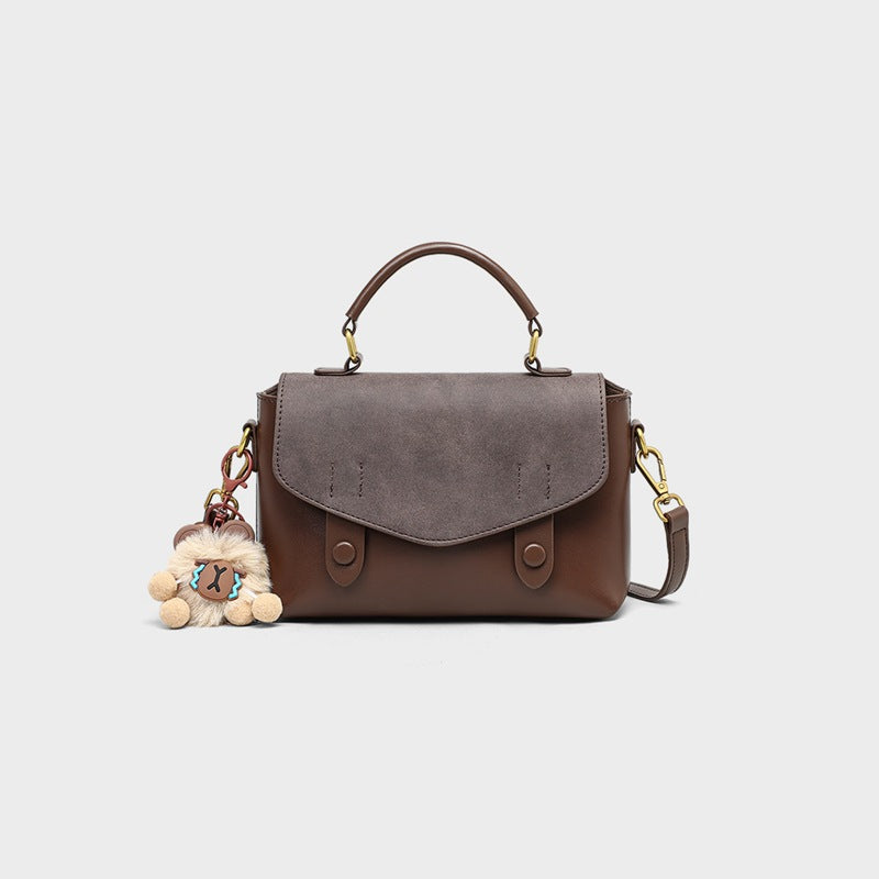 Women's Good-looking Retro Portable Leather Cambridge Women's Messenger Bag